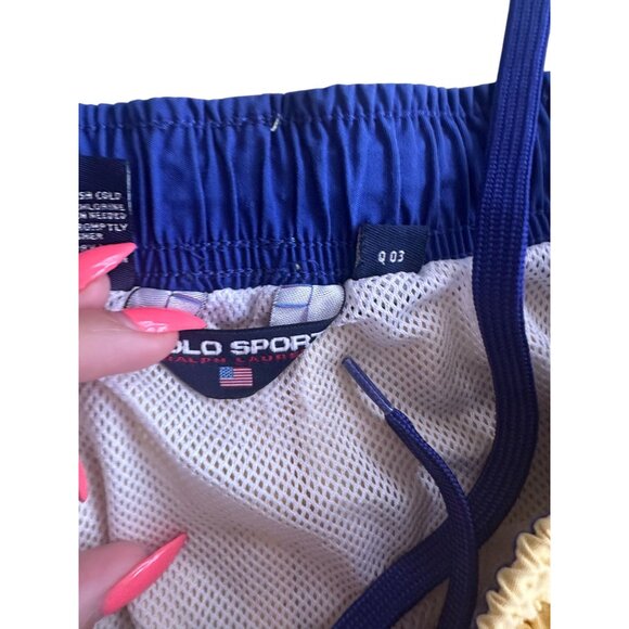 POLO RALPH LAUREN Men's Yellow Swim Shorts Size Large - Picture 4 of 8